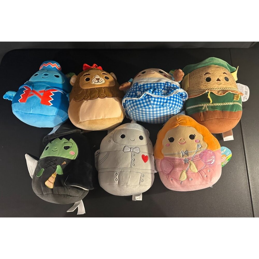 Limited Edition Squishmallows Wizard Of Oz 85th Complete Set 7‎ Characters NWT